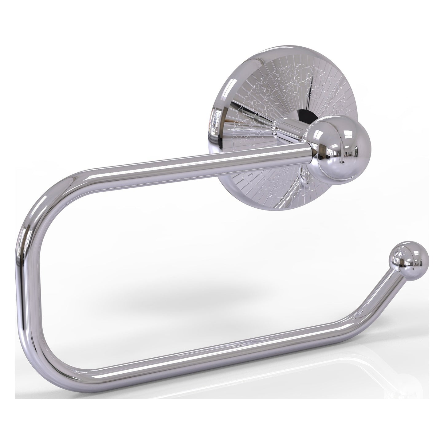 Allied Brass Monte Carlo 8" x 7" Polished Chrome Solid Brass European Style Toilet Tissue Holder