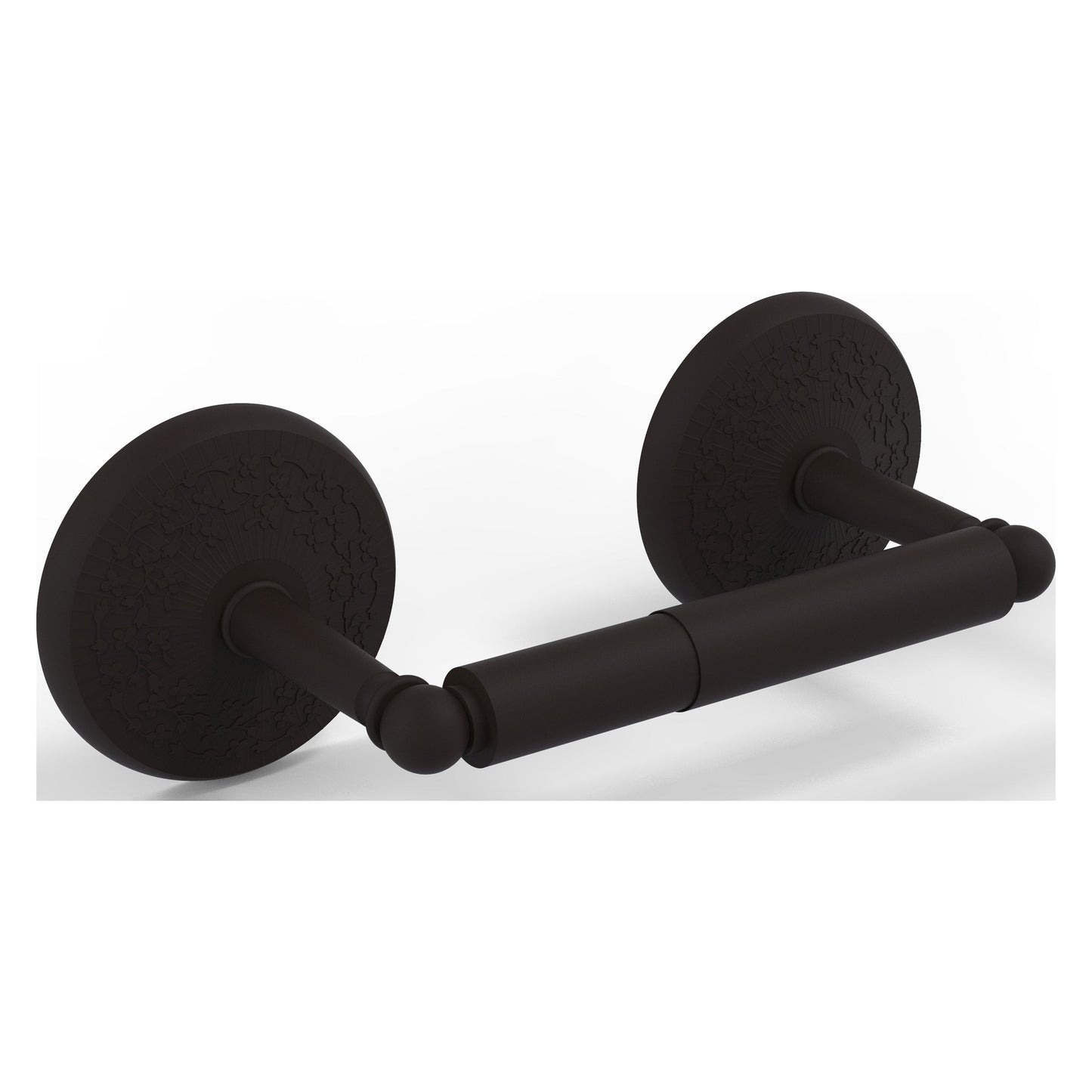 Allied Brass Monte Carlo 8.9" x 5" Oil Rubbed Bronze Solid Brass 2-Post Toilet Tissue Holder