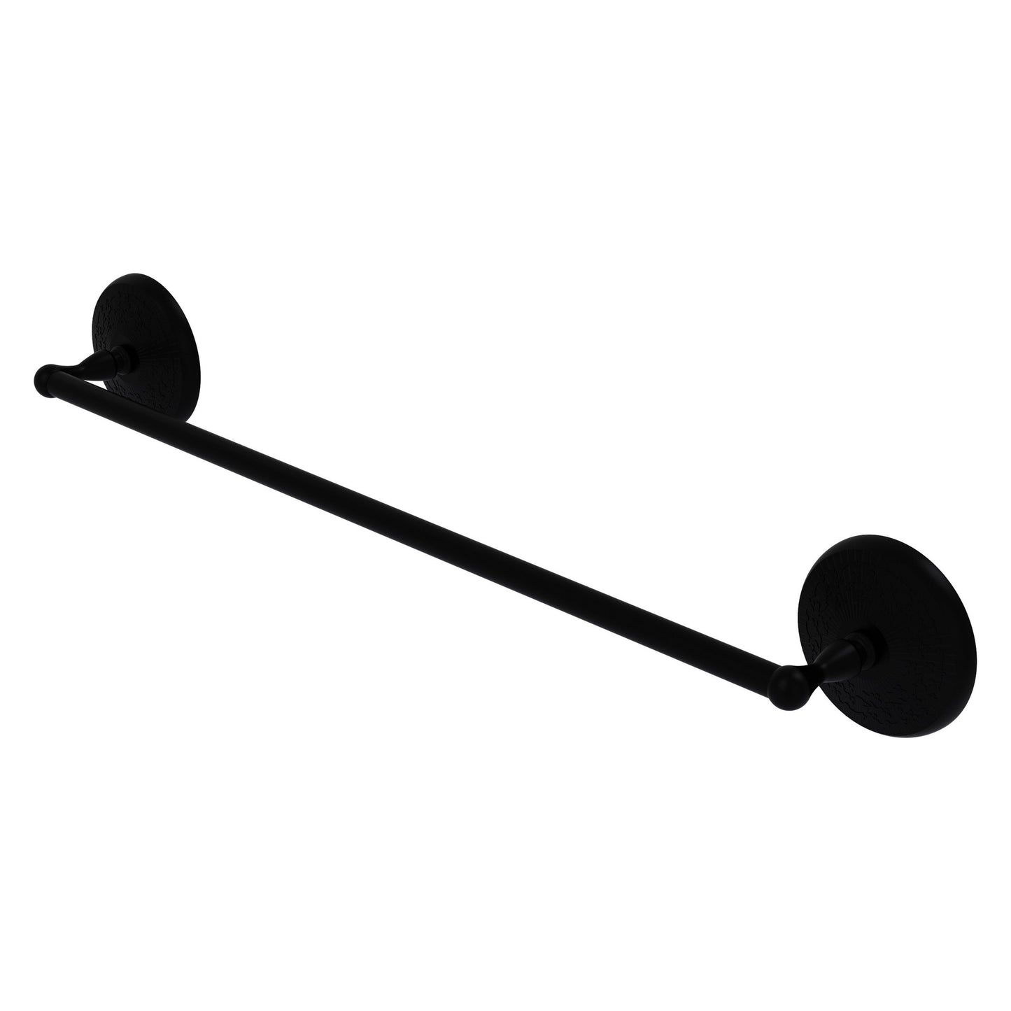 Allied Brass Monte Carlo MC-31/36 36" x 39" Matte Black Solid Brass Towel Bar