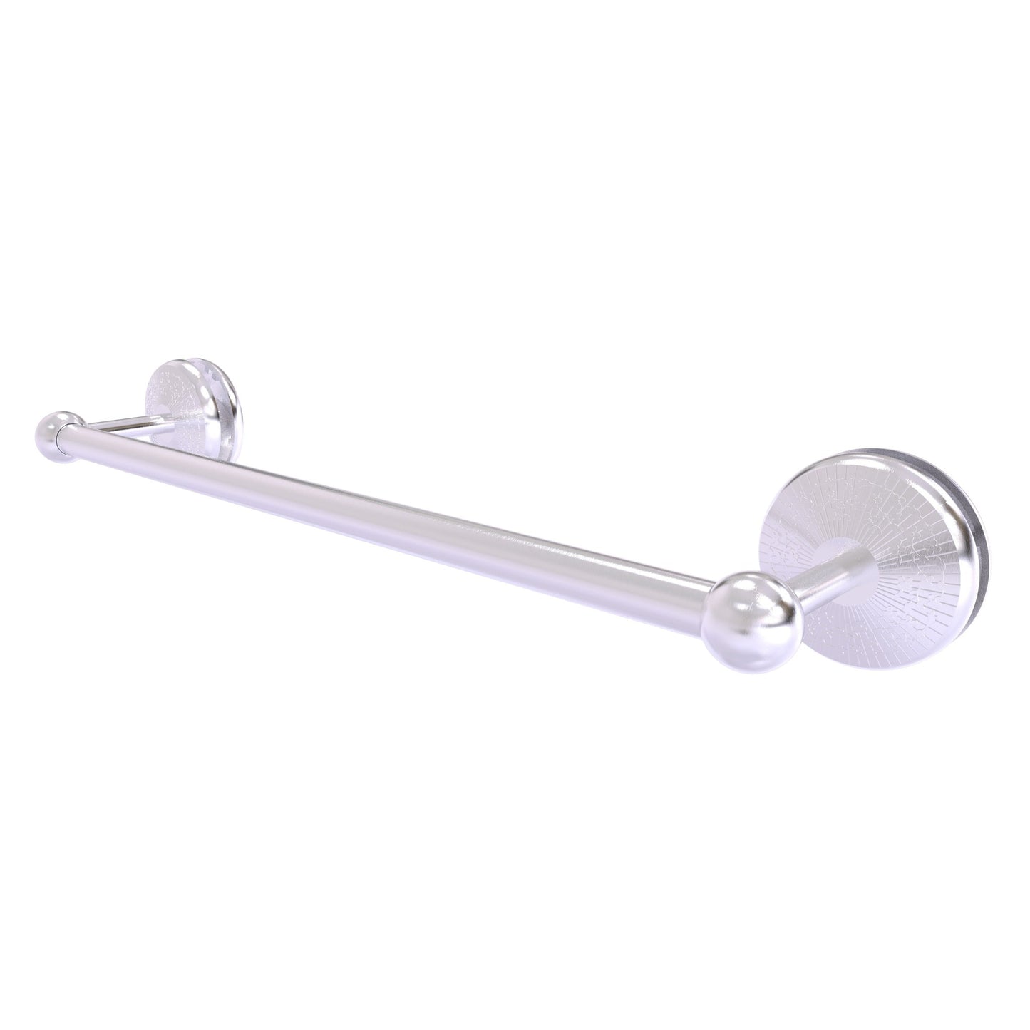 Allied Brass Monte Carlo MC-41-SM-18 21" x N/A" Satin Chrome Solid Brass Shower Door Towel Bar