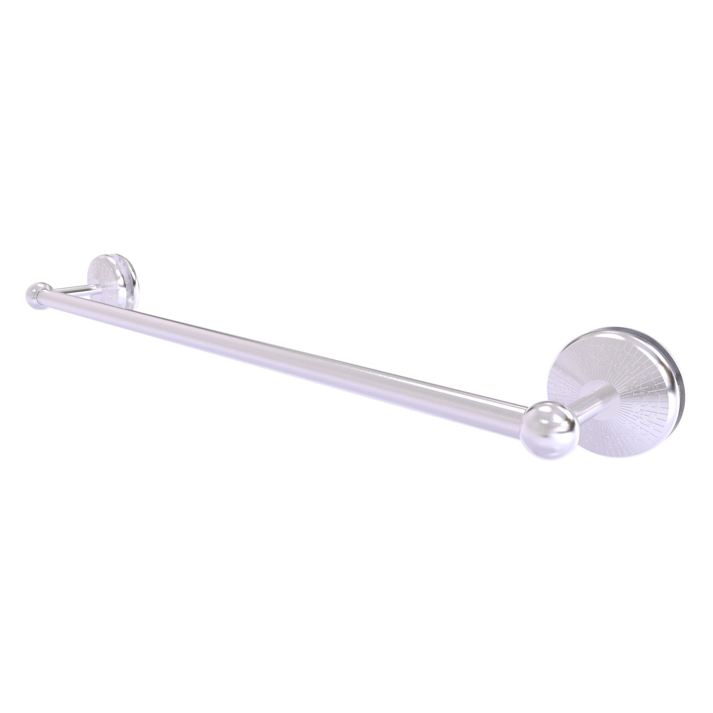Allied Brass Monte Carlo MC-41-SM-24 27" x N/A" Satin Chrome Solid Brass Shower Door Towel Bar