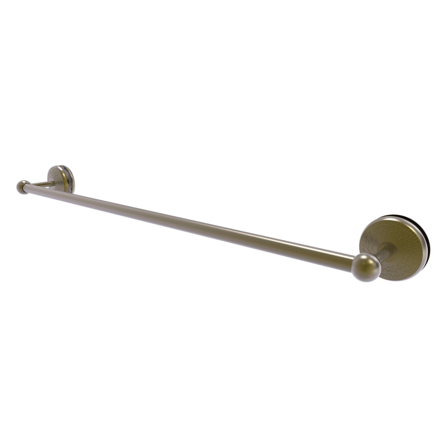 Allied Brass Monte Carlo MC-41-SM-30 33" x N/A" Antique Brass Solid Brass Shower Door Towel Bar