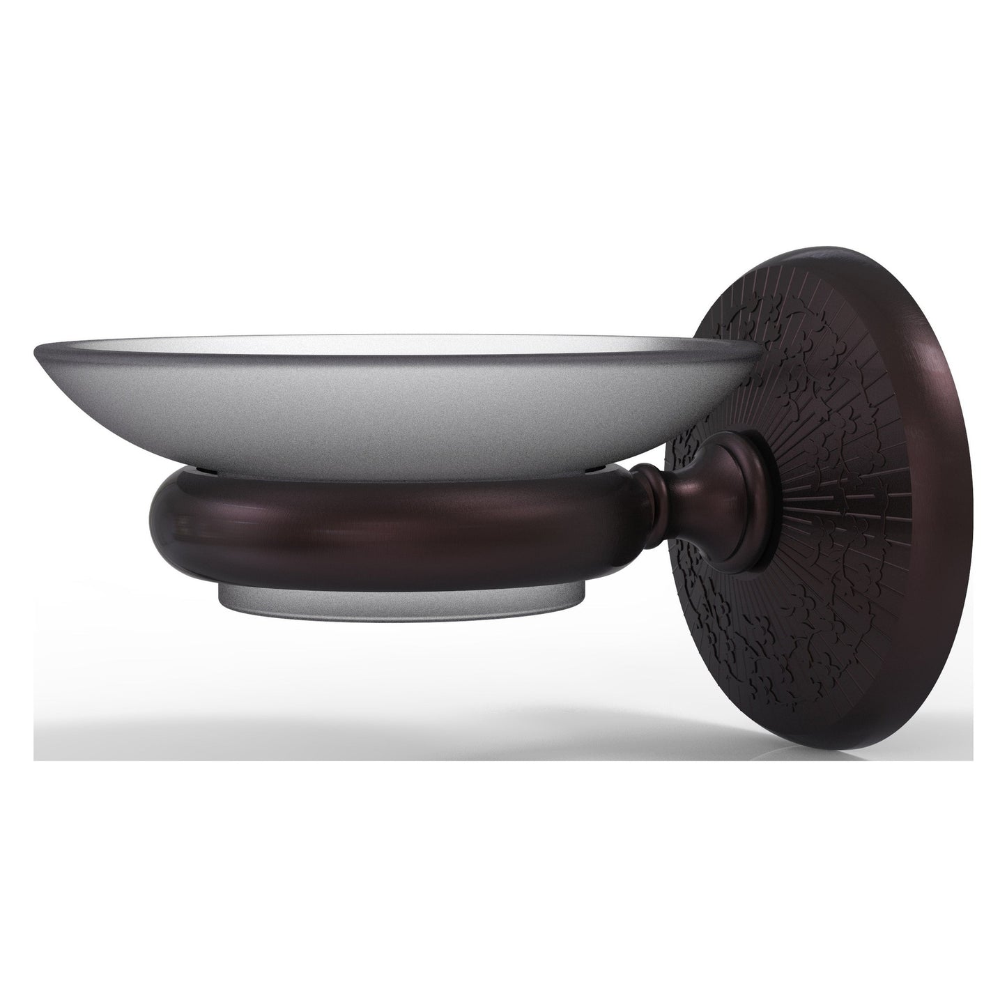 Allied Brass Monte Carlo MC-62 3" x 4.5" Antique Bronze Solid Brass Wall-Mounted Soap Dish