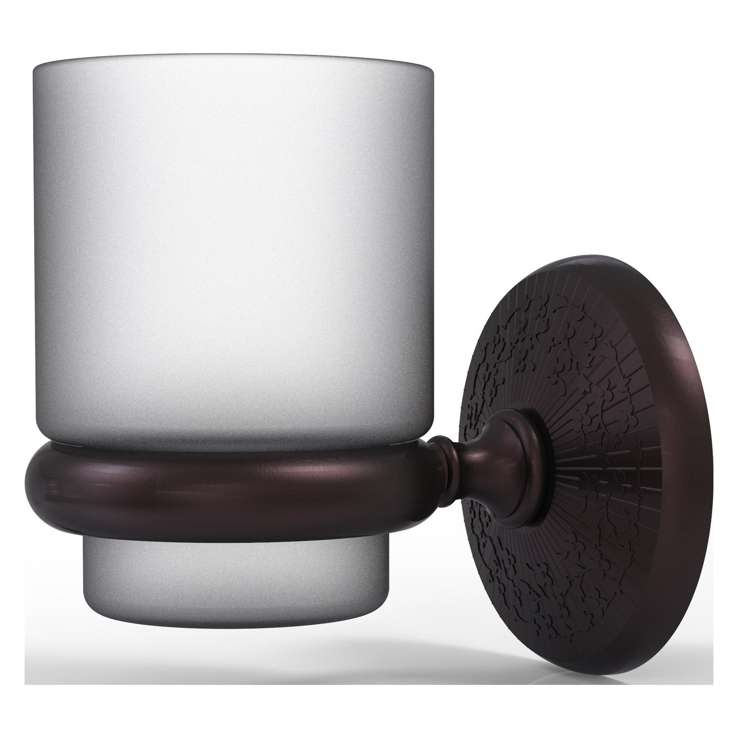 Allied Brass Monte Carlo MC-66 3.1" x 2.5" Antique Bronze Solid Brass Wall-Mounted Tumbler Holder