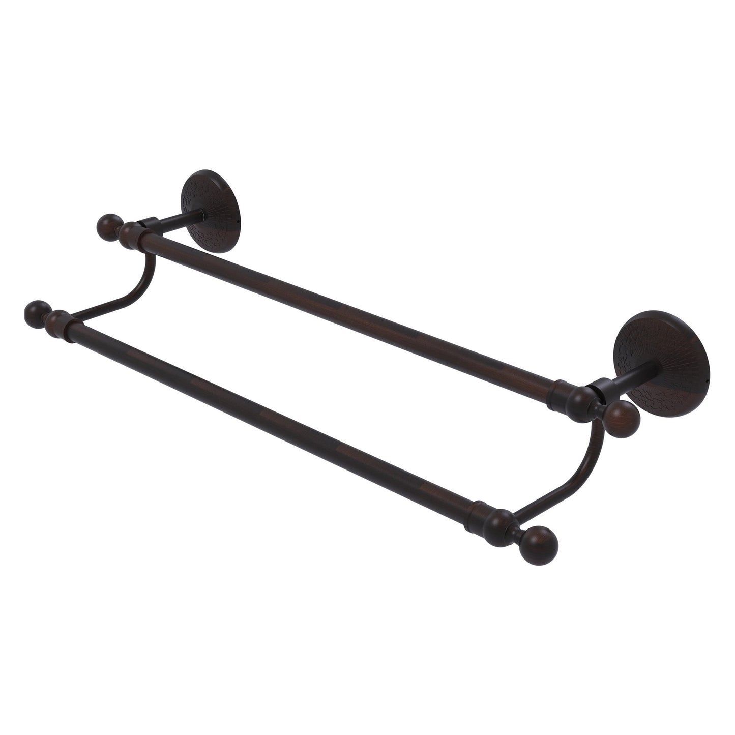 Allied Brass Monte Carlo MC-72/18 18" x 21" Venetian Bronze Solid Brass Towel Bar