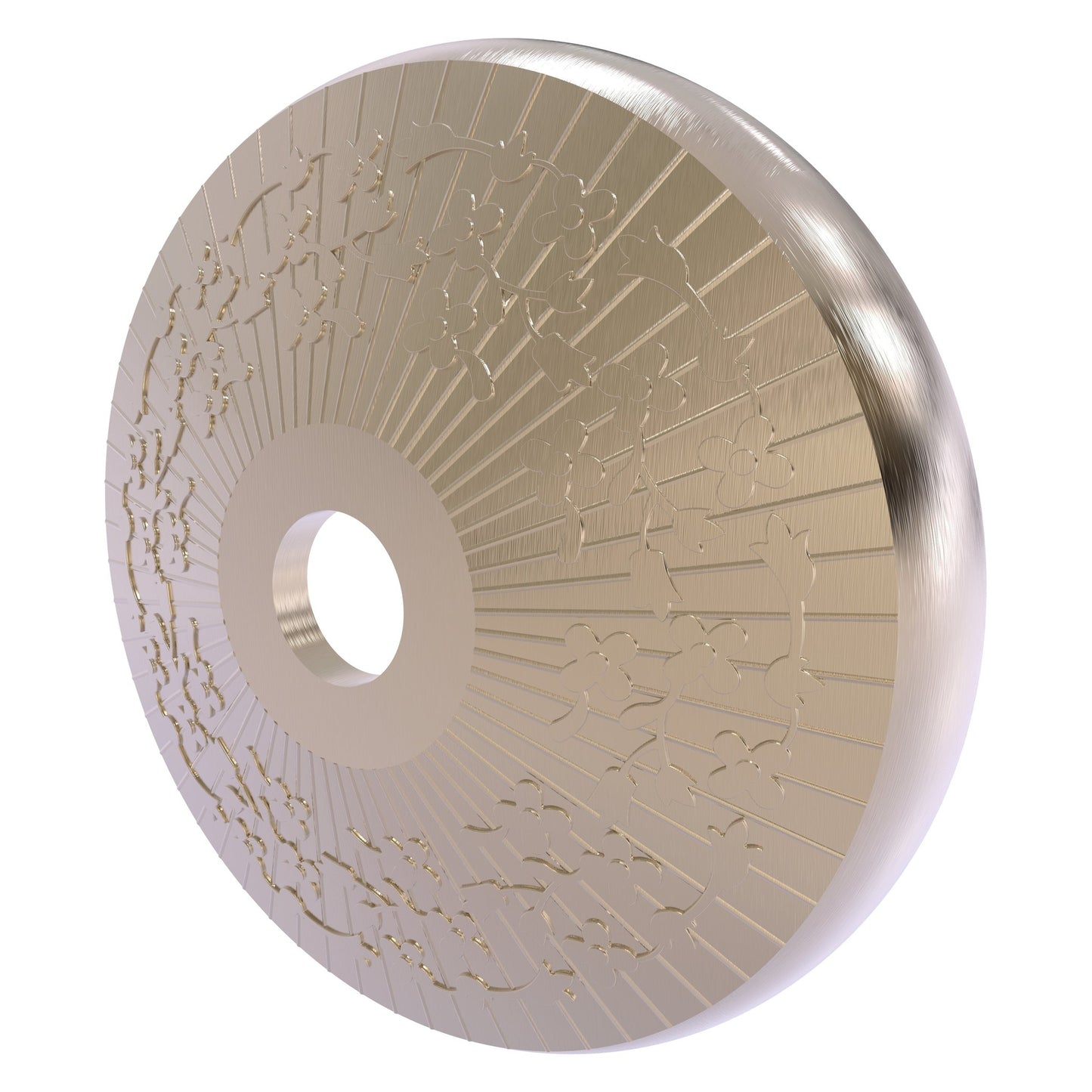 Allied Brass Monte Carlo MC-98 3" Antique Pewter Solid Brass Shower Curtain Rod Brackets