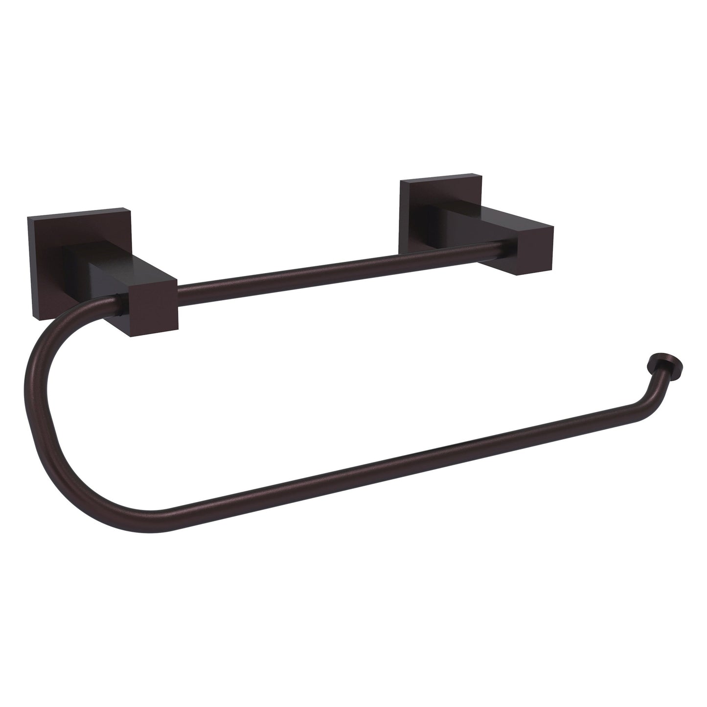 Allied Brass Montero 14.1" x 4.8" Antique Bronze Solid Brass Wall-Mounted Paper Towel Holder