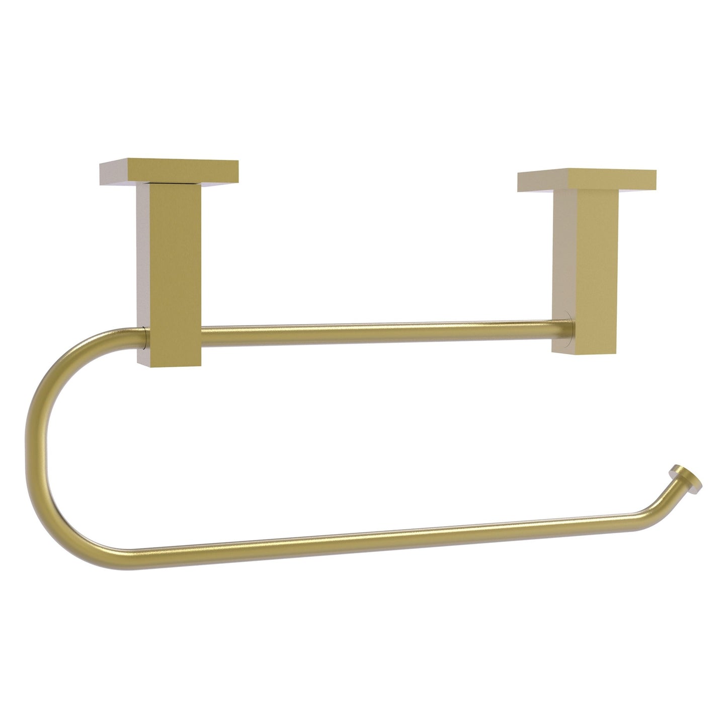 Allied Brass Montero 14.1" x 7.4" Satin Brass Solid Brass Under Cabinet Paper Towel Holder