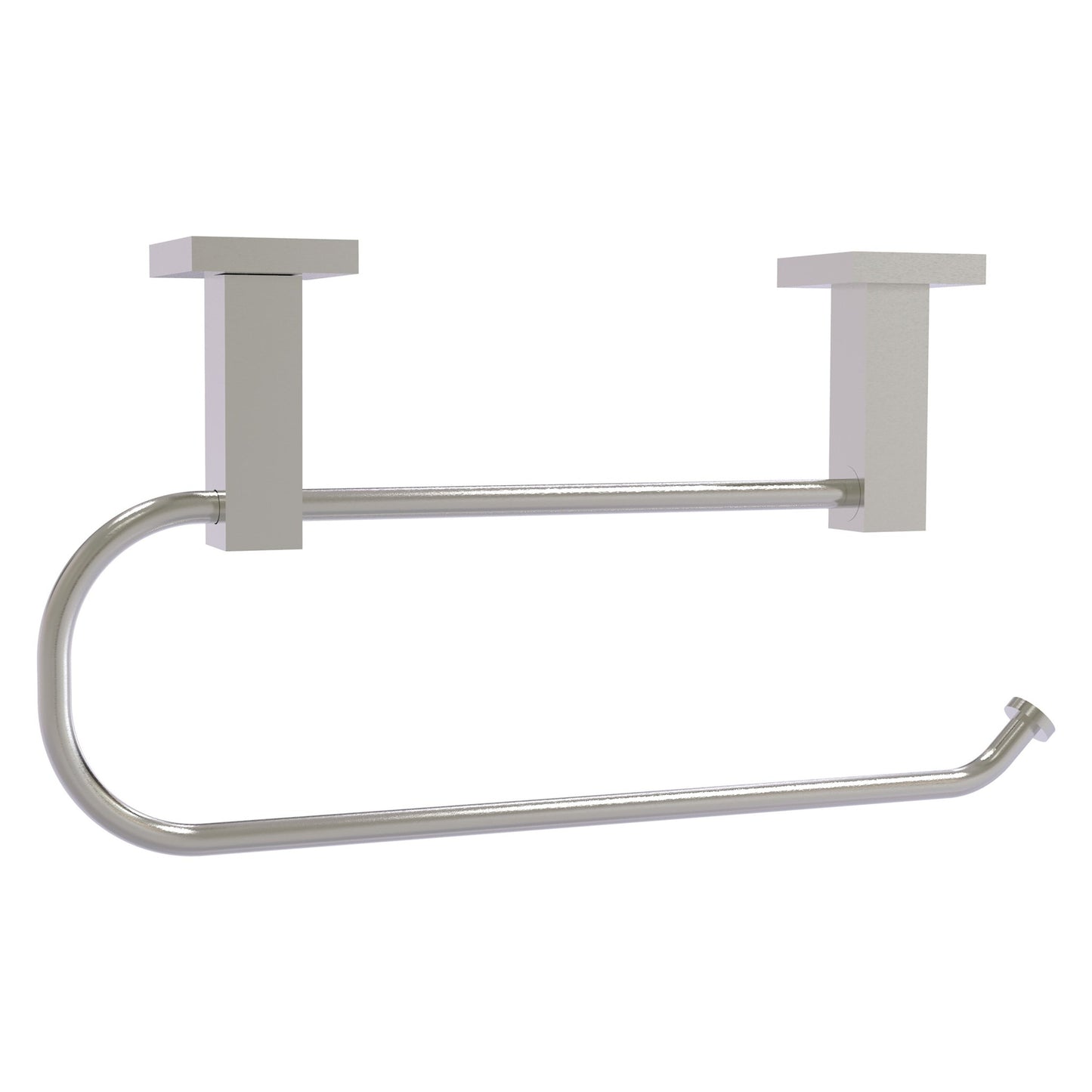 Allied Brass Montero 14.1" x 7.4" Satin Nickel Solid Brass Under Cabinet Paper Towel Holder