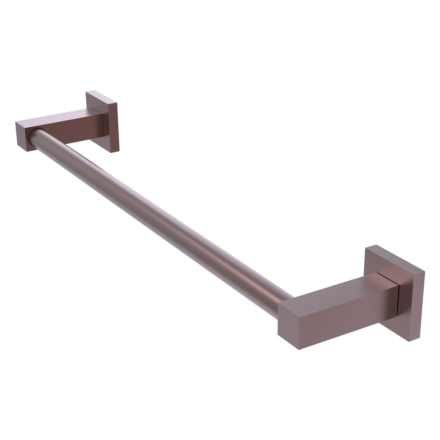 Allied Brass Montero 19.7" x 3.7" Antique Copper Solid Brass Contemporary Towel Bar