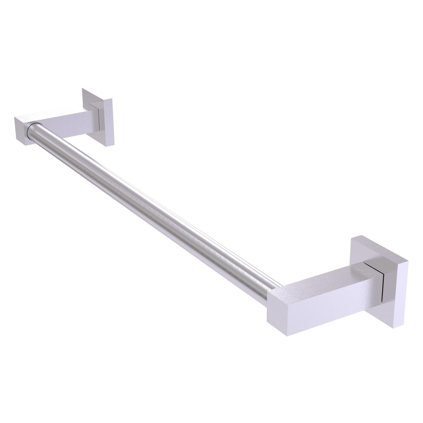 Allied Brass Montero 19.7" x 3.7" Satin Chrome Solid Brass Contemporary Towel Bar