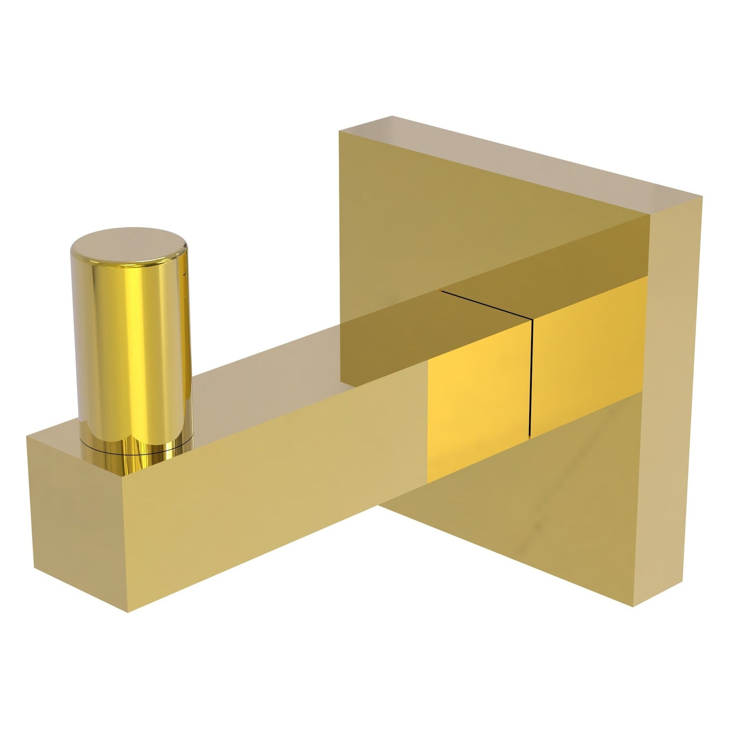 Allied Brass Montero 2" x 3" Polished Brass Solid Brass Robe Hook