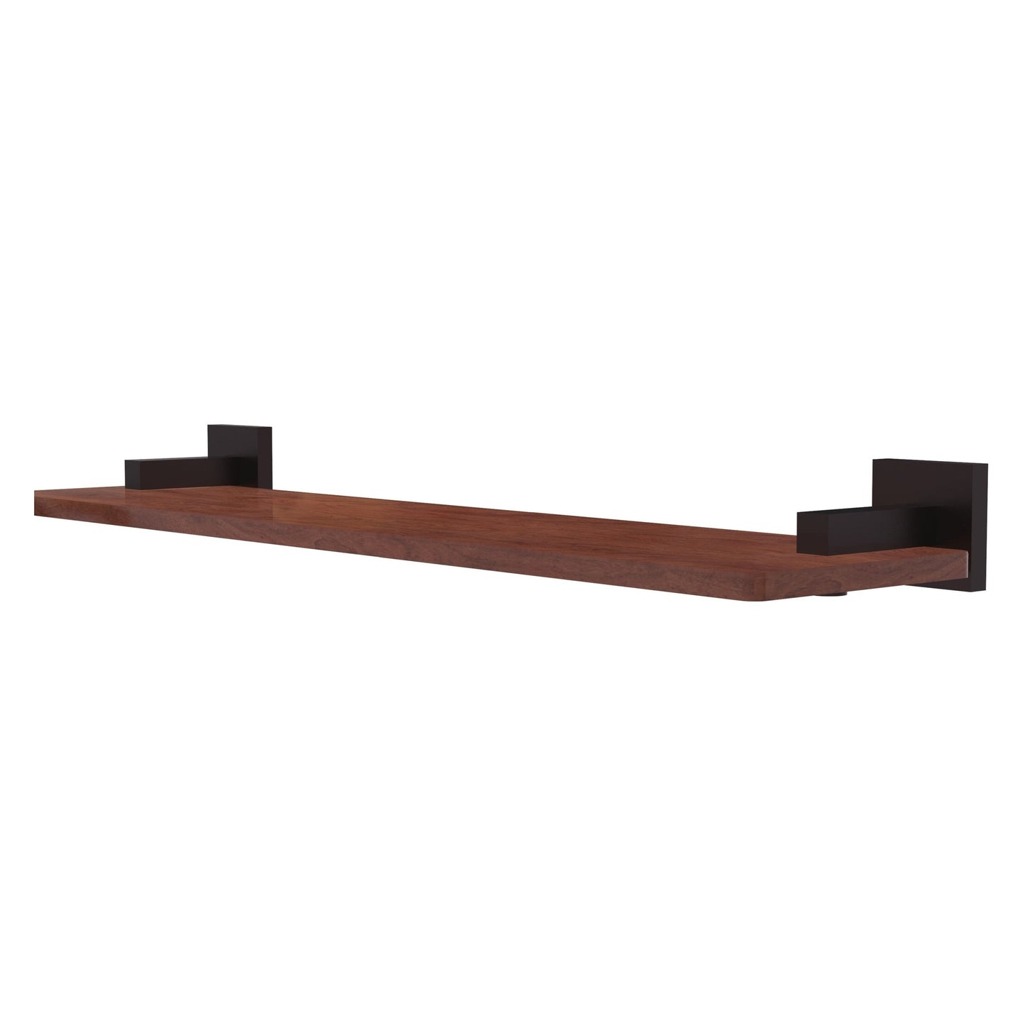 Allied Brass Montero 22" x 5" Antique Bronze Solid Brass Solid IPE Ironwood Shelf