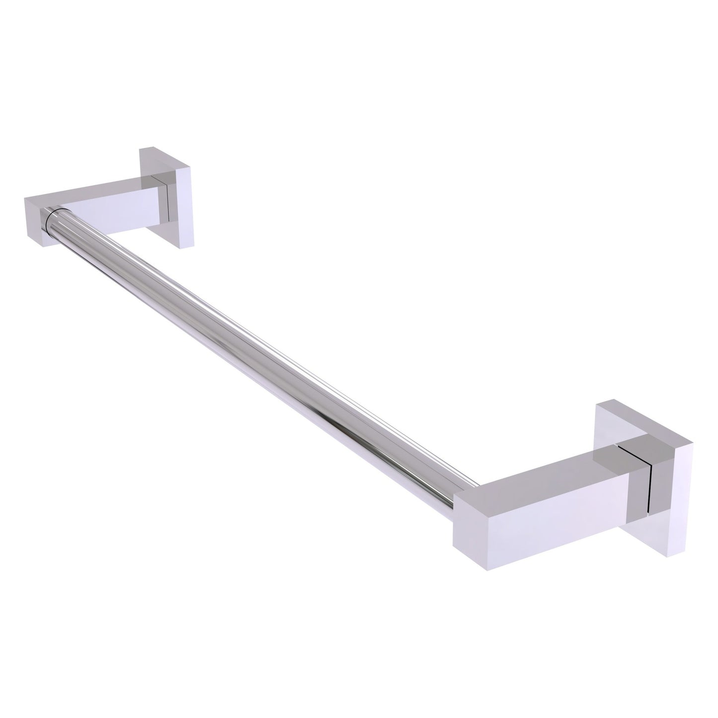 Allied Brass Montero 37.7" x 3.7" Polished Chrome Solid Brass Contemporary Towel Bar