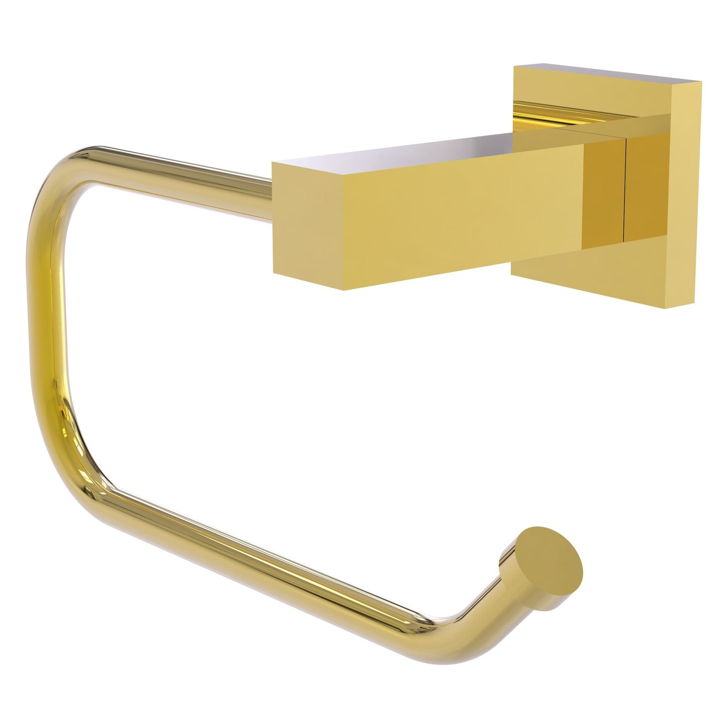 Allied Brass Montero 7.8" x 3.7" Polished Brass Solid Brass Euro-Style Toilet Tissue Holder