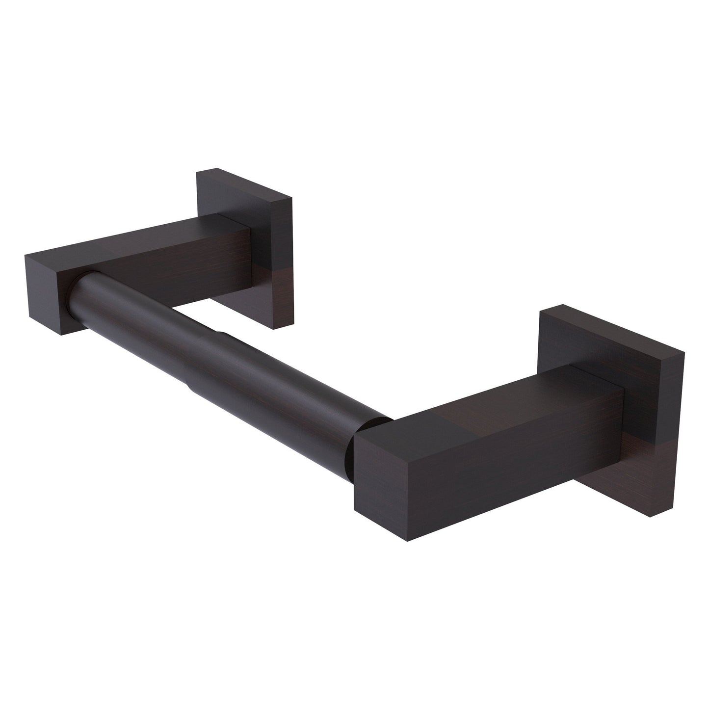 Allied Brass Montero 9.8" x 3.7" Venetian Bronze Solid Brass Contemporary Two-Post Toilet Tissue Holder