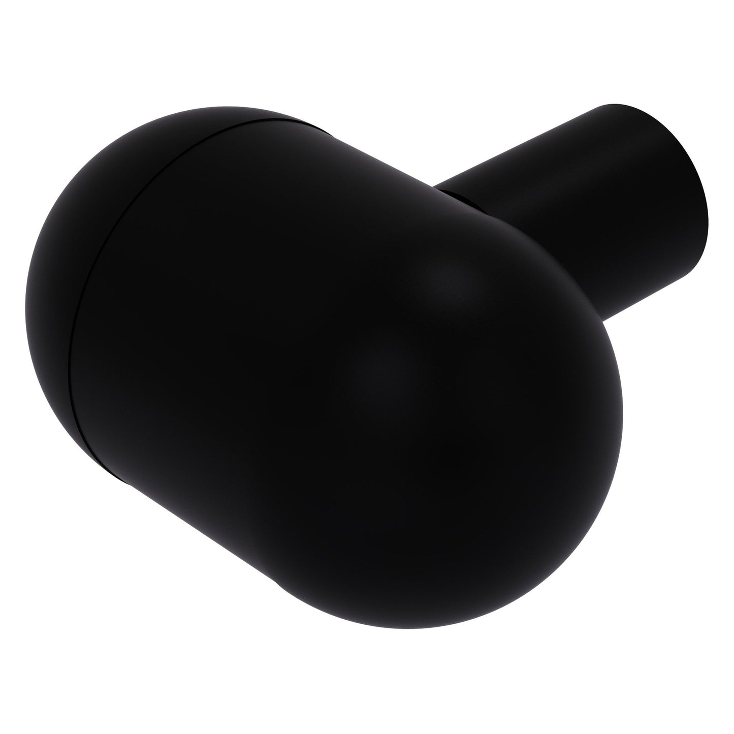 Allied Brass O-10 1.25" x 1.25" Matte Black Solid Brass Cabinet Knob
