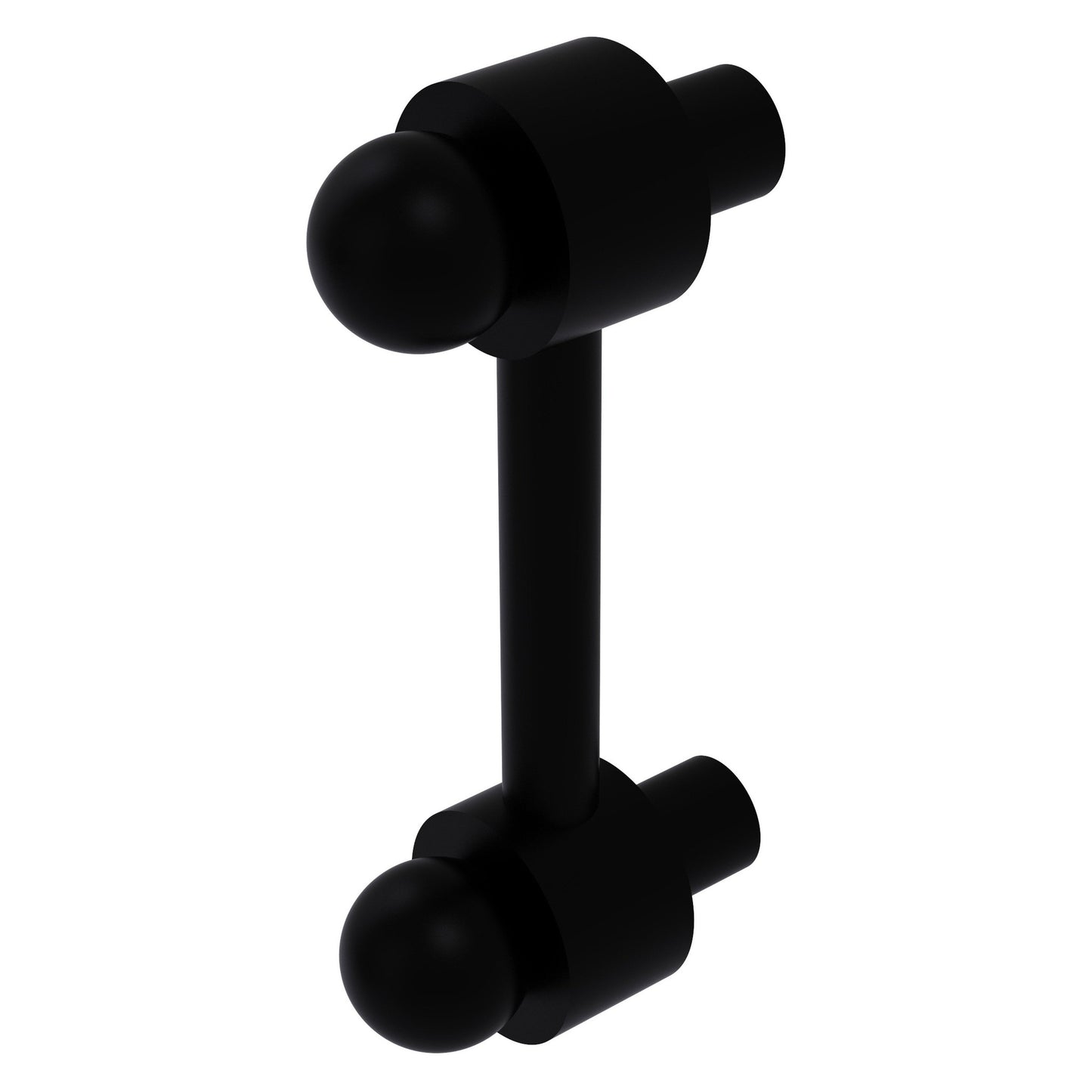 Allied Brass P-20 3" x 1" Matte Black Solid Brass Cabinet Pull