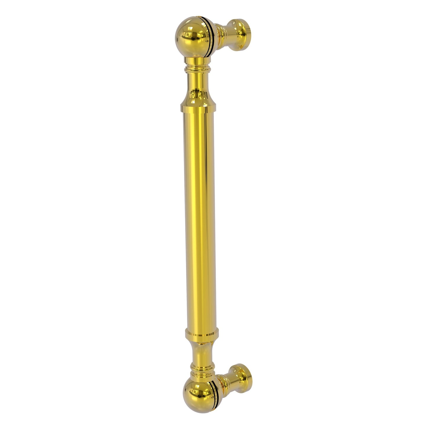 Allied Brass P-3/3 3" x 1" Polished Brass Solid Brass Beaded Cabinet Pull