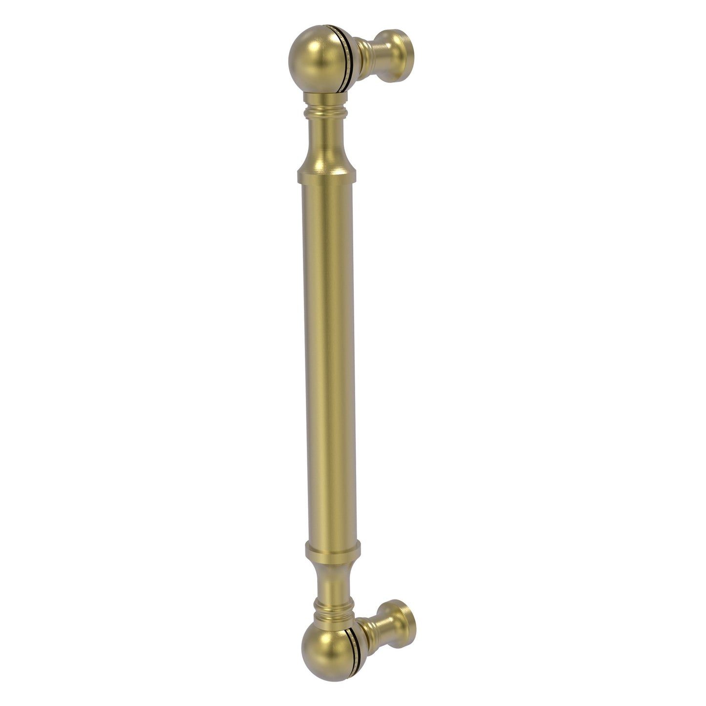 Allied Brass P-3/3 3" x 1" Satin Brass Solid Brass Beaded Cabinet Pull