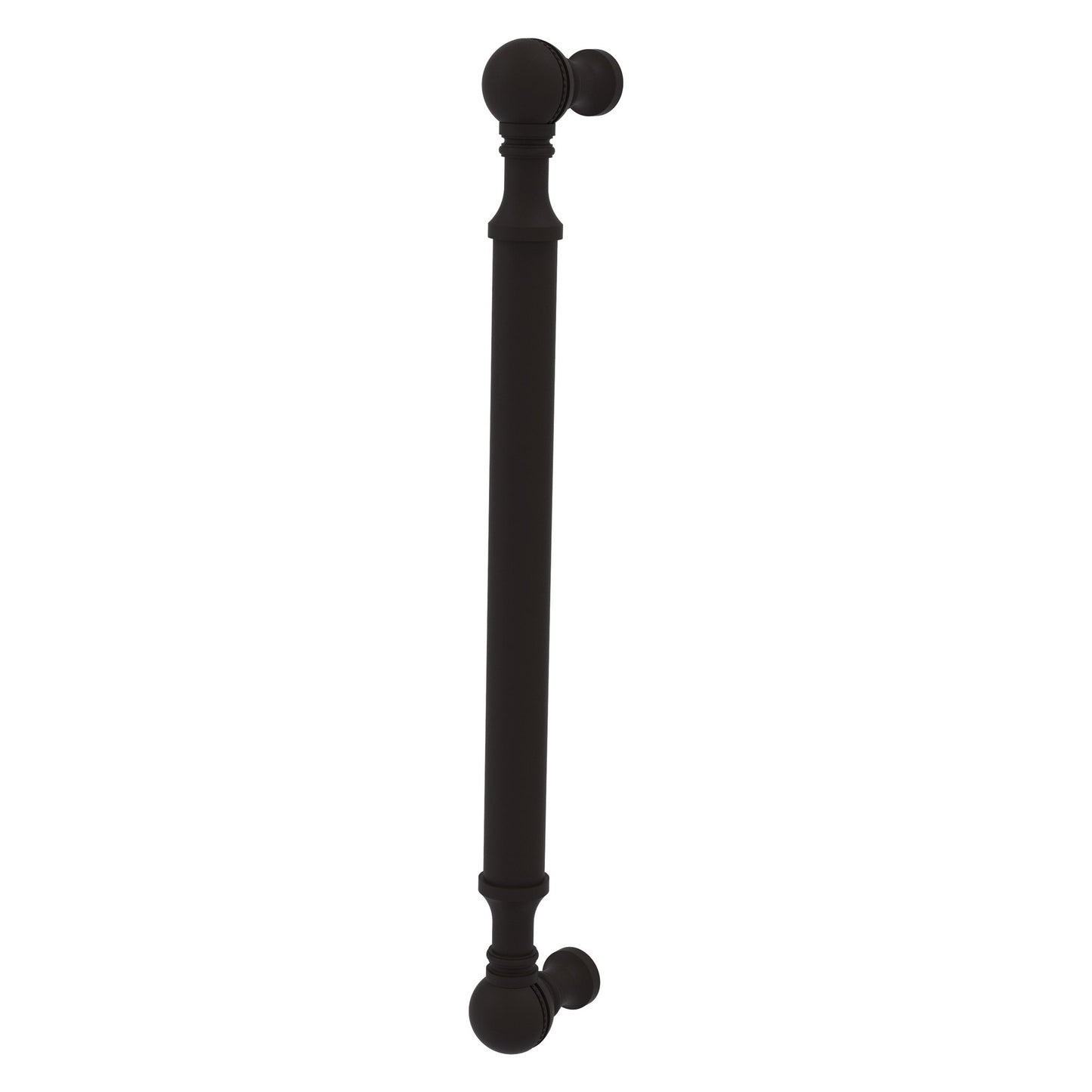 Allied Brass P-3/8 8" x 1" Oil Rubbed Bronze Solid Brass Beaded Door Pull