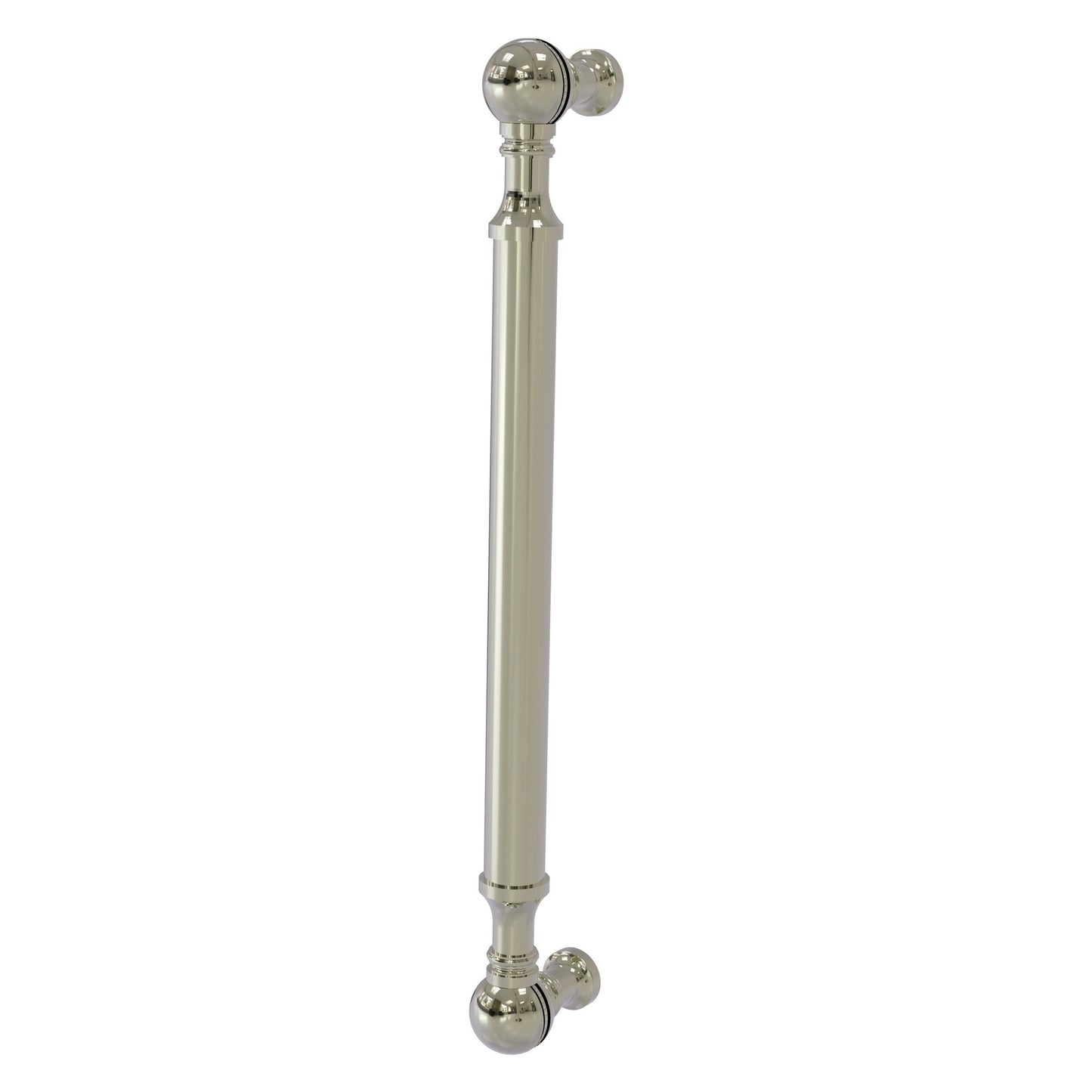Allied Brass P-3/8 8" x 1" Polished Nickel Solid Brass Beaded Door Pull