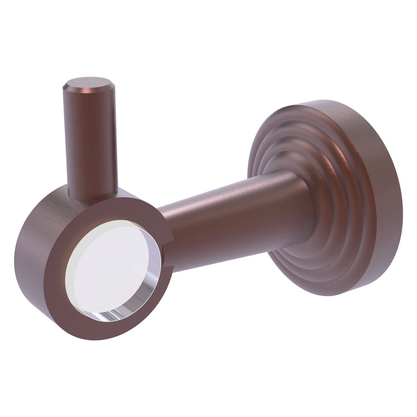 Allied Brass Pacific Beach 2.24" x 3.98" Antique Copper Solid Brass Robe Hook