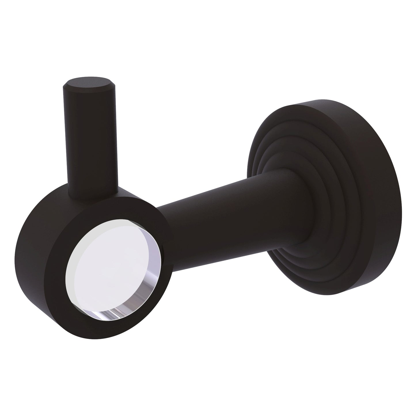 Allied Brass Pacific Beach 2.24" x 3.98" Oil Rubbed Bronze Solid Brass Robe Hook