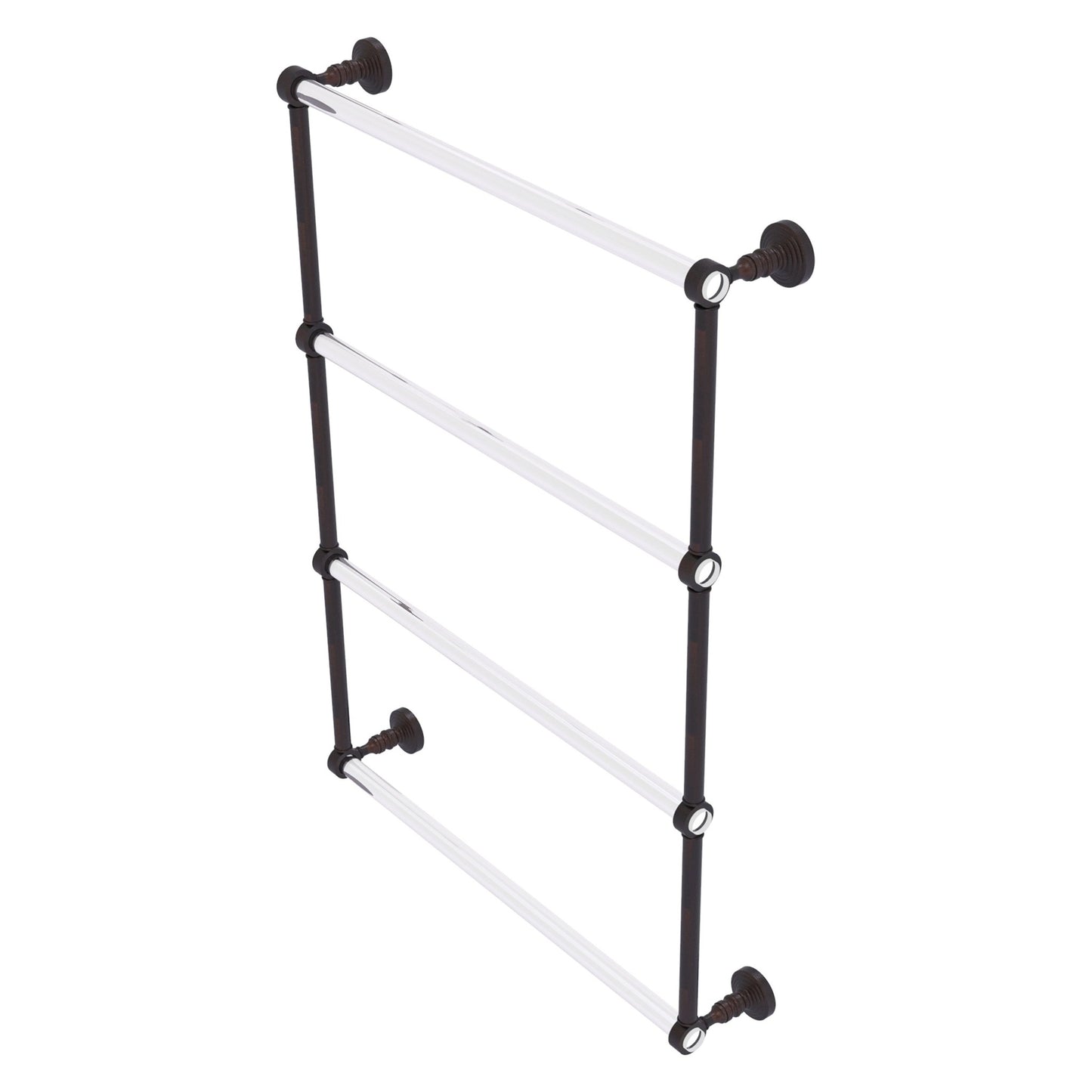 Allied Brass Pacific Grove 26.2" x 4.7" Venetian Bronze Solid Brass 4-Tier Ladder Towel Bar