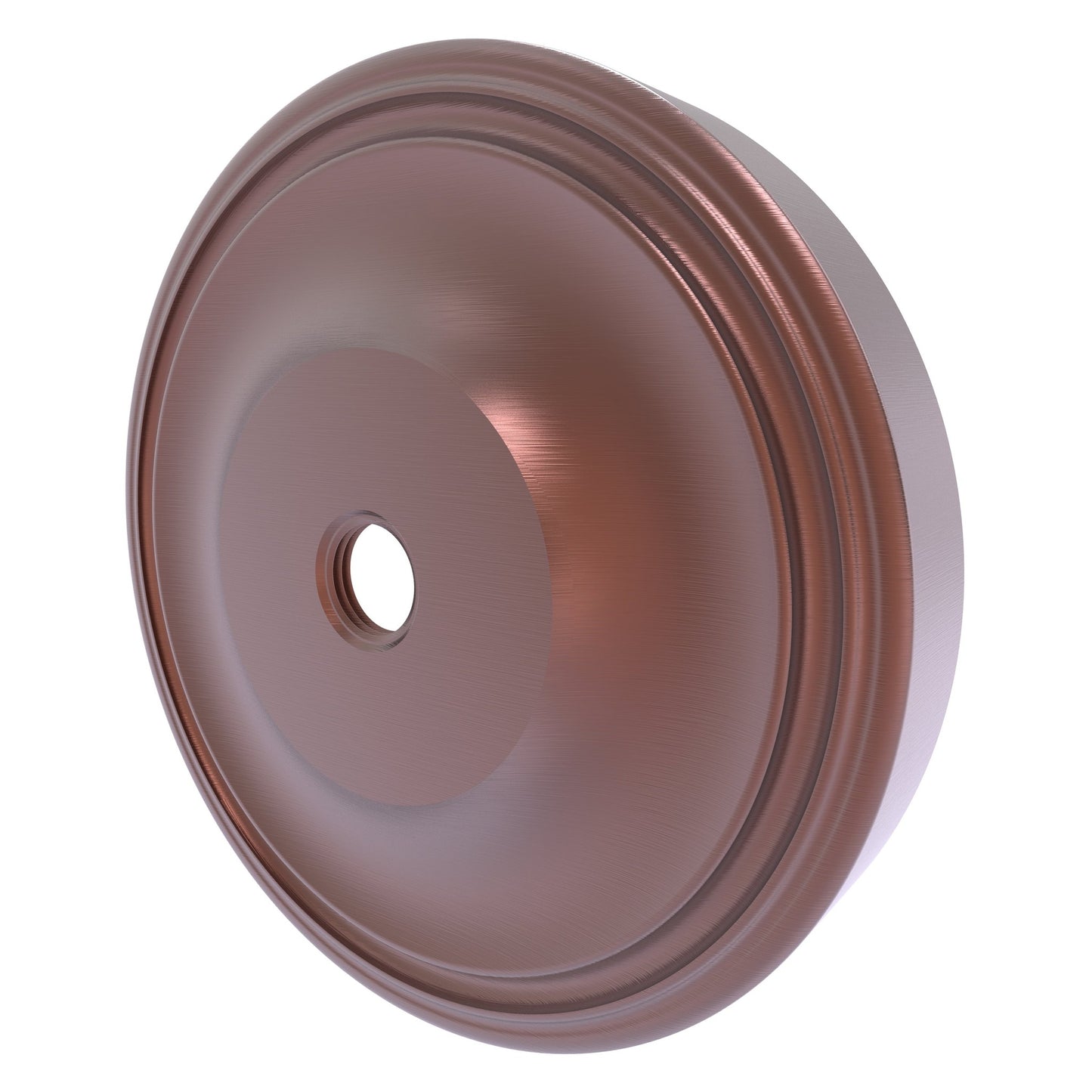 Allied Brass Prestige Regal 3" x 3" Antique Copper Solid Brass PR-98 Shower Curtain Rod Brackets