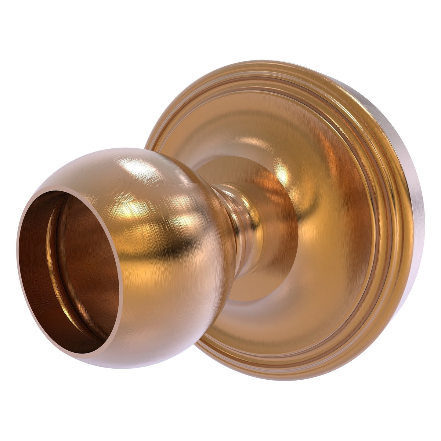 Allied Brass Prestige Regal 3" x 3" Brushed Bronze Solid Brass PR-99 Shower Curtain Rod Brackets