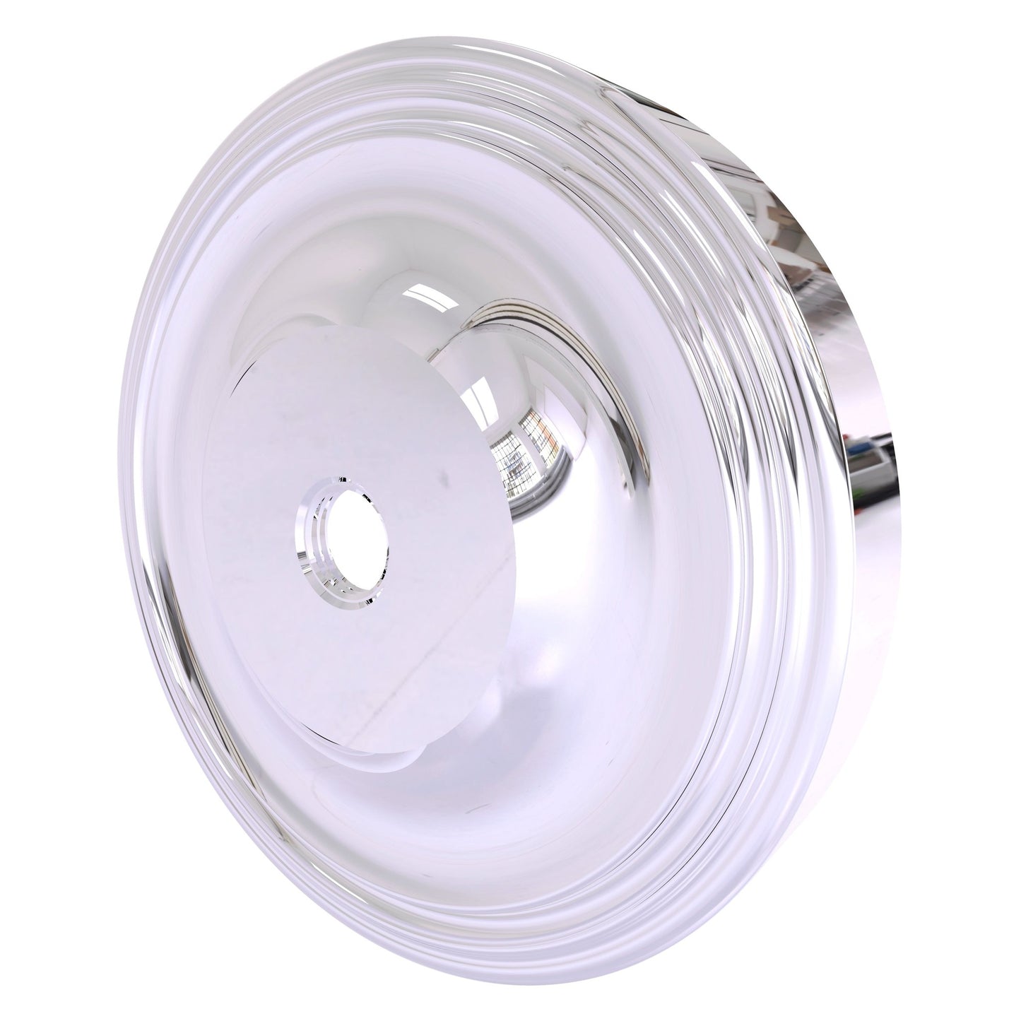 Allied Brass Prestige Regal 3" x 3" Polished Chrome Solid Brass PR-98 Shower Curtain Rod Brackets