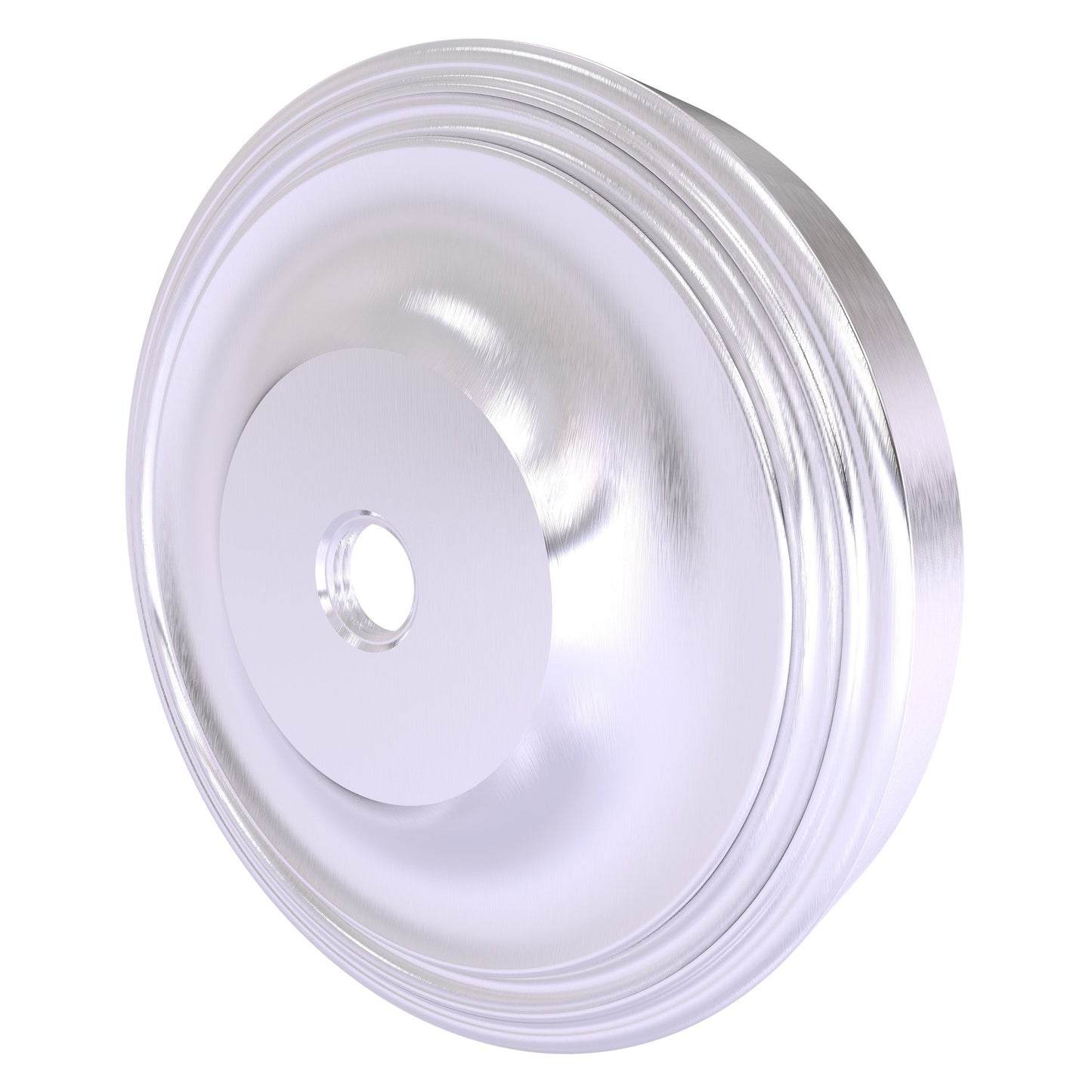 Allied Brass Prestige Regal 3" x 3" Satin Chrome Solid Brass PR-98 Shower Curtain Rod Brackets