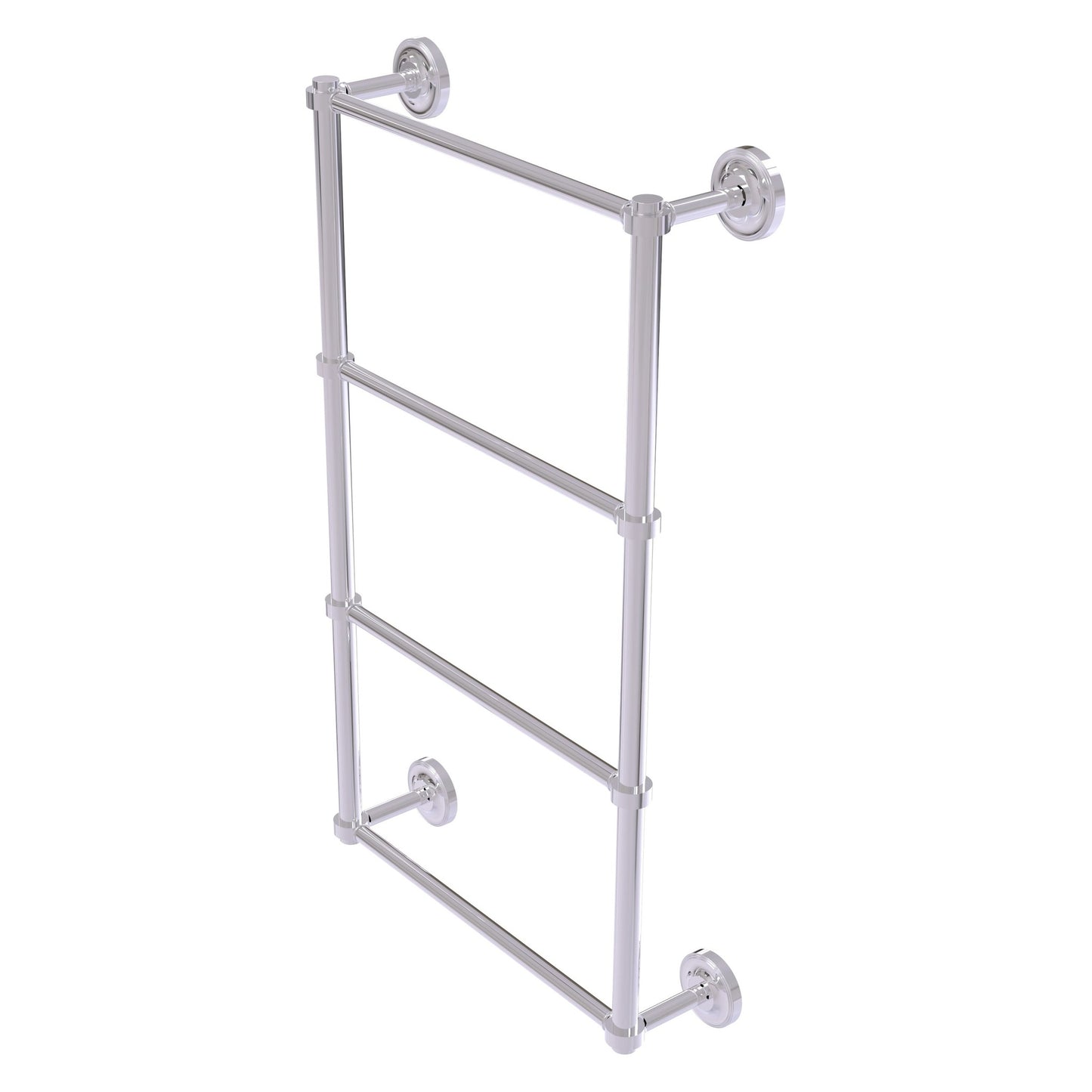 Allied Brass Prestige Regal 36" x 5.4" Polished Chrome Solid Brass 4-Tier 36 Inch Ladder Towel Bar