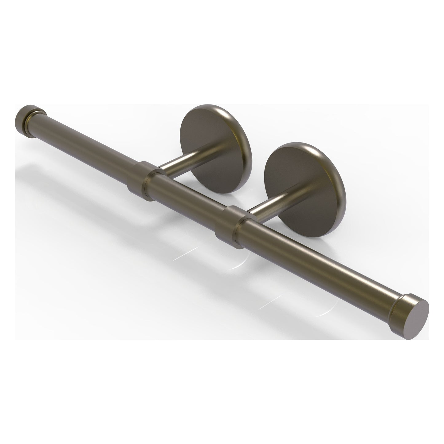 Allied Brass Prestige Skyline 14.9" x 3.6" Antique Brass Solid Brass Double Roll Toilet Tissue Holder