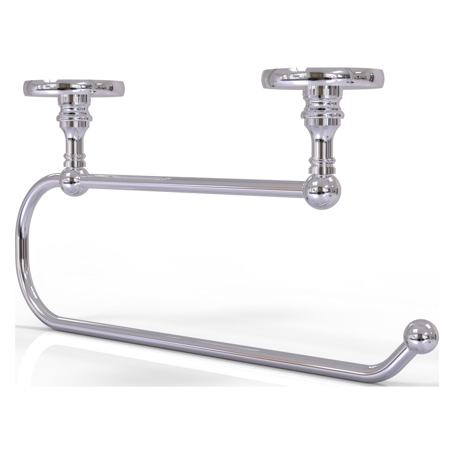 Allied Brass Prestige Skyline 15" x 2.5" Polished Chrome Solid Brass Under Cabinet Paper Towel Holder