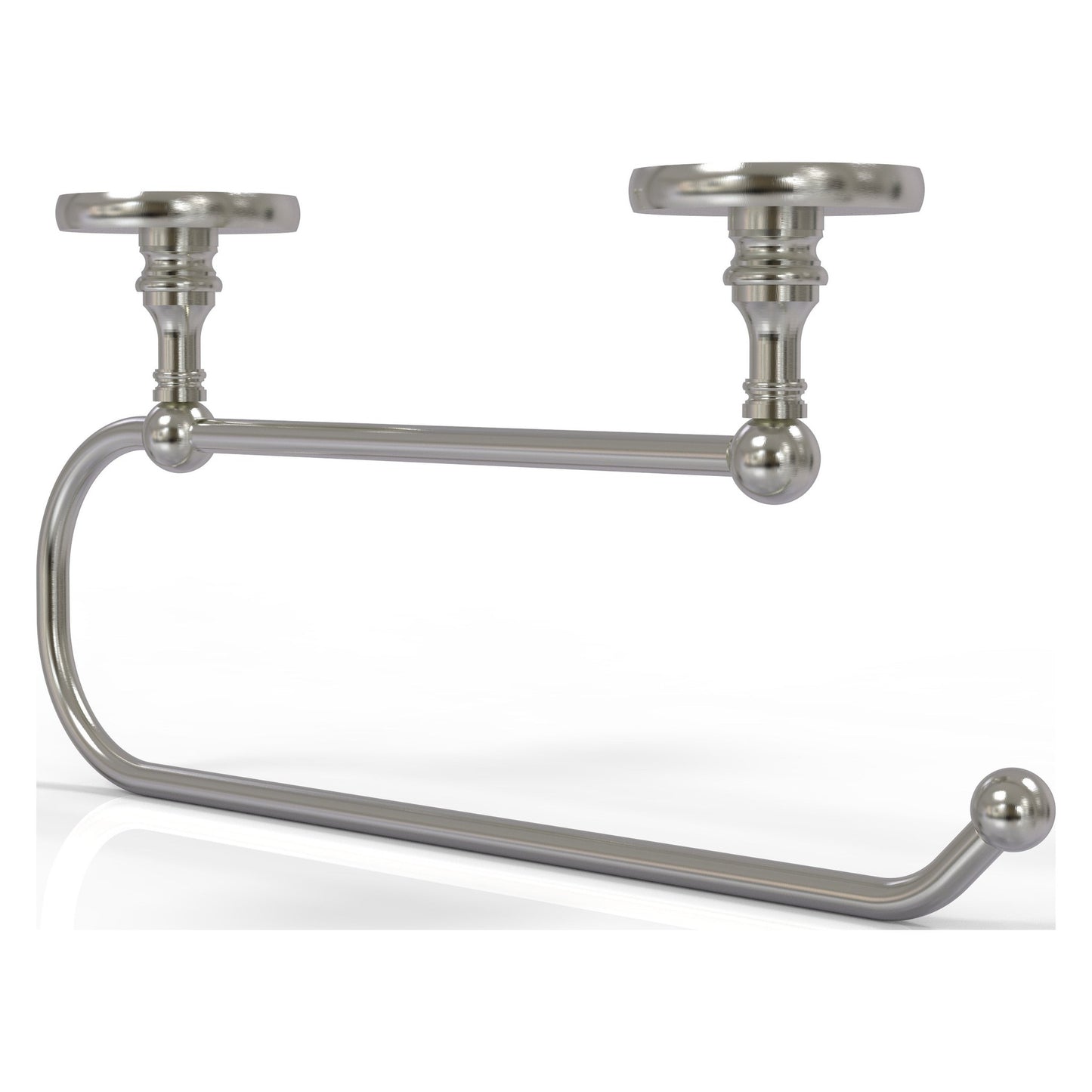 Allied Brass Prestige Skyline 15" x 2.5" Satin Nickel Solid Brass Under Cabinet Paper Towel Holder