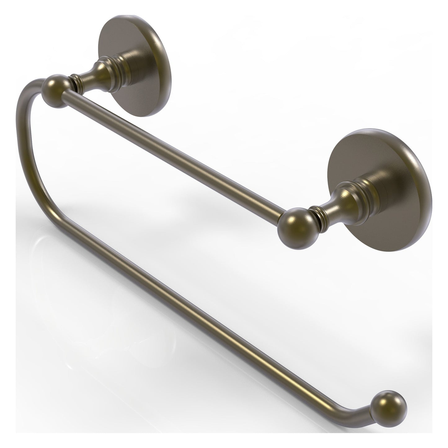 Allied Brass Prestige Skyline 15" x 3.5" Antique Brass Solid Brass Wall-Mounted Paper Towel Holder