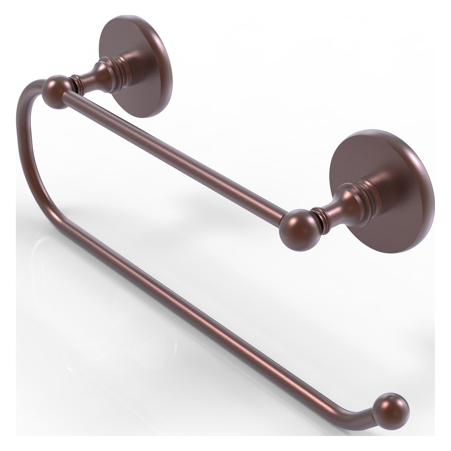Allied Brass Prestige Skyline 15" x 3.5" Antique Copper Solid Brass Wall-Mounted Paper Towel Holder