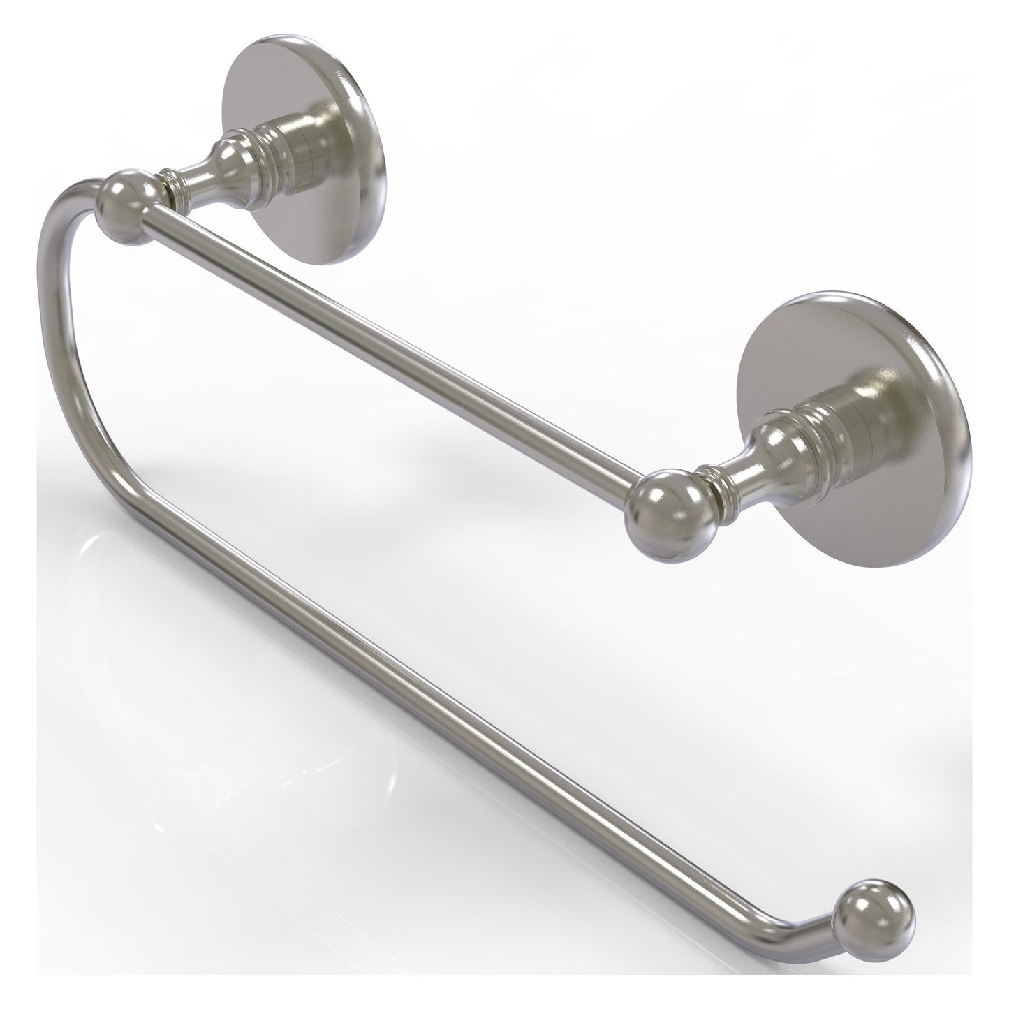 Allied Brass Prestige Skyline 15" x 3.5" Satin Nickel Solid Brass Wall-Mounted Paper Towel Holder