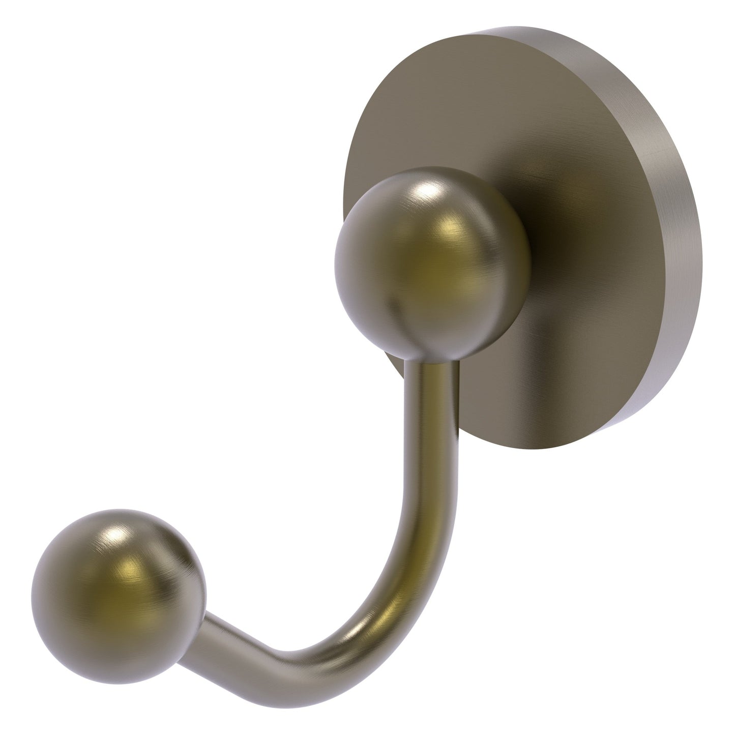 Allied Brass Prestige Skyline 2" x 2.75" Antique Brass Solid Brass Robe Hook