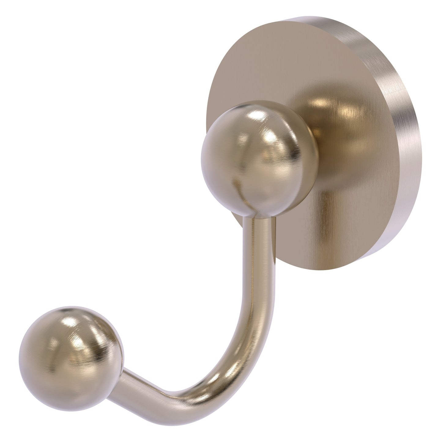 Allied Brass Prestige Skyline 2" x 2.75" Antique Pewter Solid Brass Robe Hook