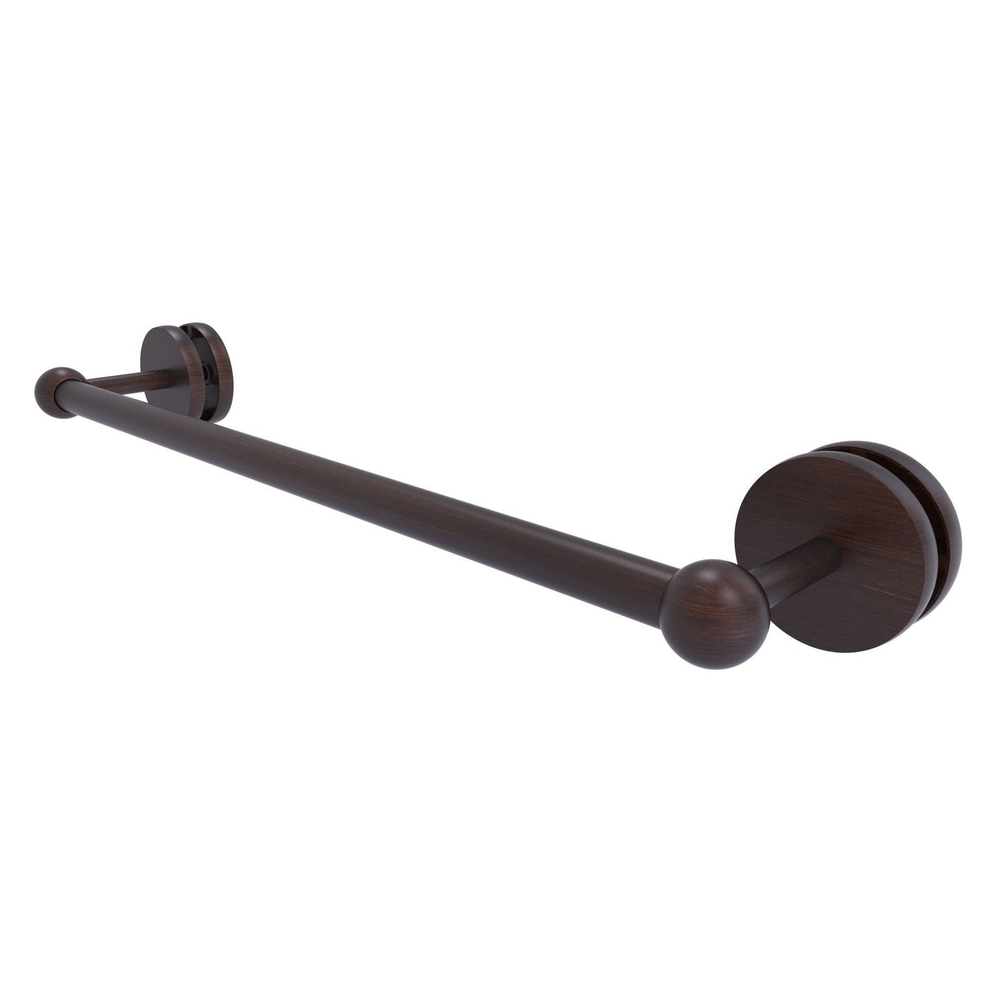 Allied Brass Prestige Skyline 20.6" Venetian Bronze Solid Brass Shower Door Towel Bar