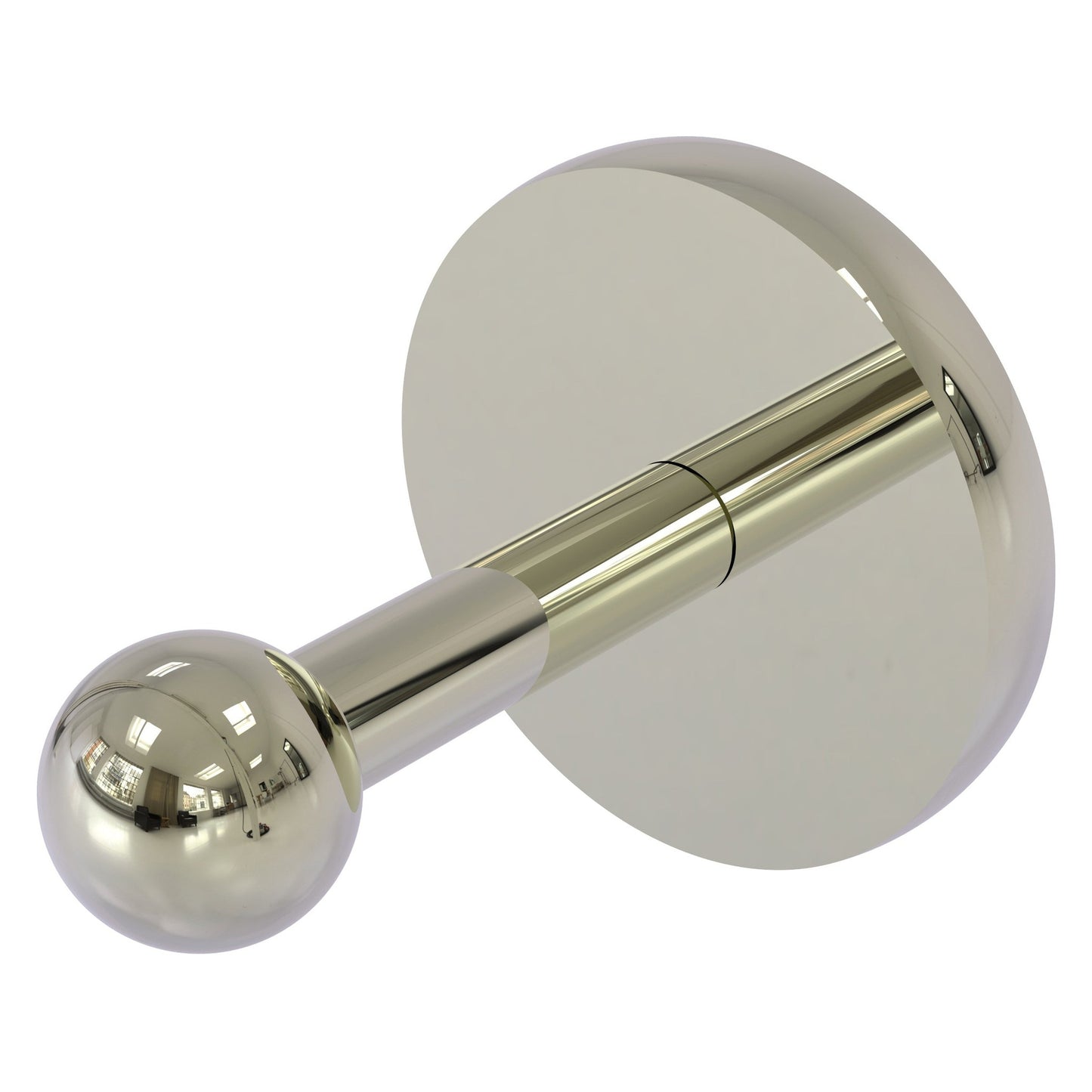 Allied Brass Prestige Skyline 2.6" x 3" Polished Nickel Solid Brass Robe Hook