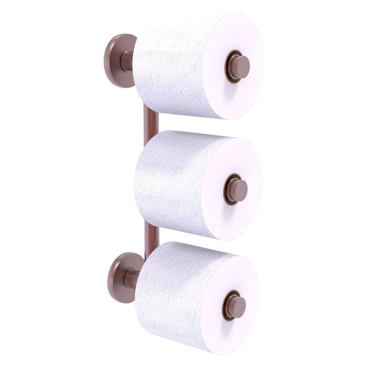 Allied Brass Prestige Skyline 2.6" x 7.3" Antique Copper Solid Brass 3-Roll Reserve Roll Toilet Paper Holder
