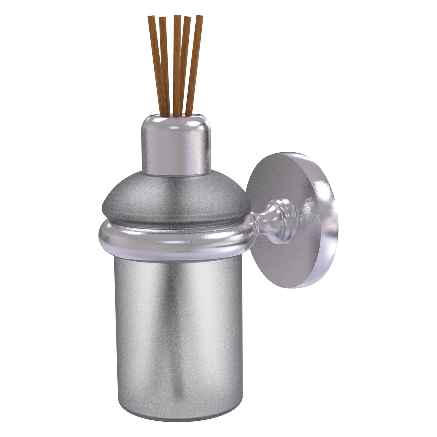 Allied Brass Prestige Skyline 2.858" x 4.65" Satin Chrome Solid Brass Wall-Mounted Scent Stick Holder