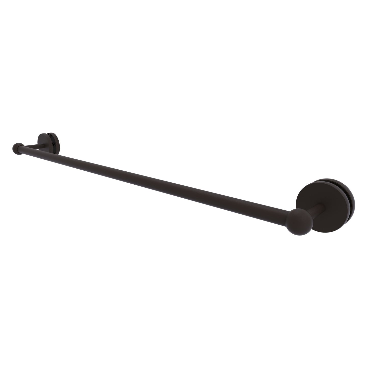 Allied Brass Prestige Skyline 32.6" Oil Rubbed Bronze Solid Brass Shower Door Towel Bar