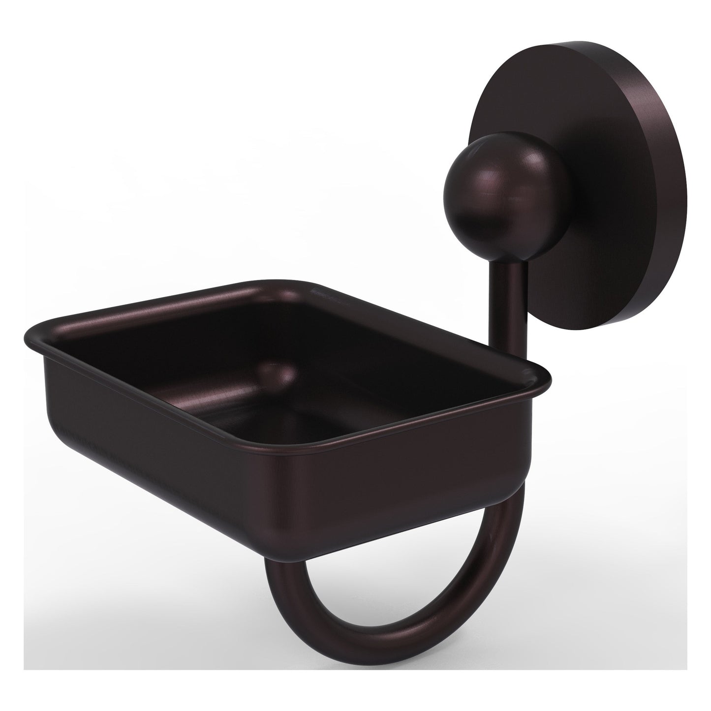 Allied Brass Prestige Skyline 4.5" x 3.5" Antique Bronze Solid Brass Wall-Mounted Soap Dish