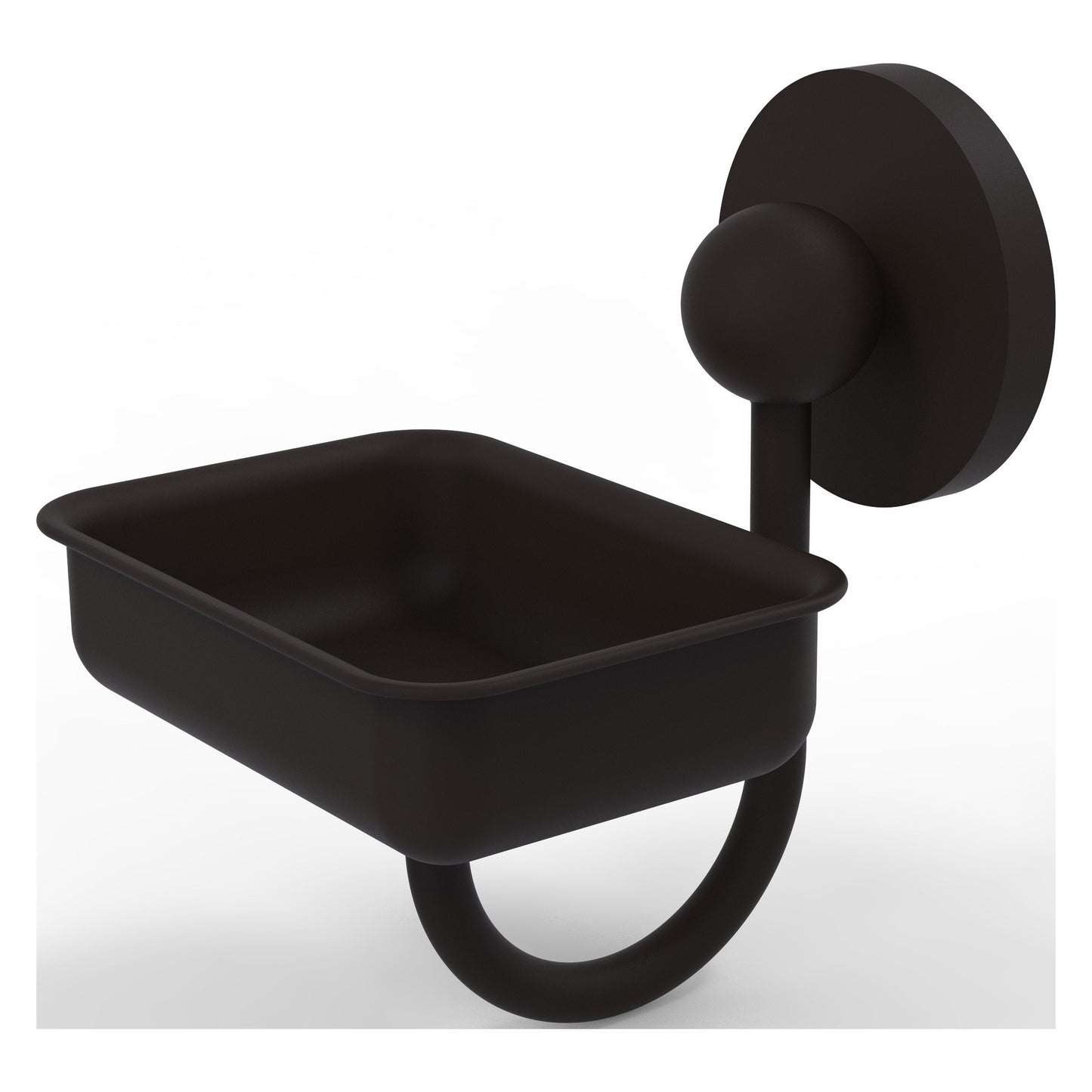 Allied Brass Prestige Skyline 4.5" x 3.5" Oil Rubbed Bronze Solid Brass Wall-Mounted Soap Dish