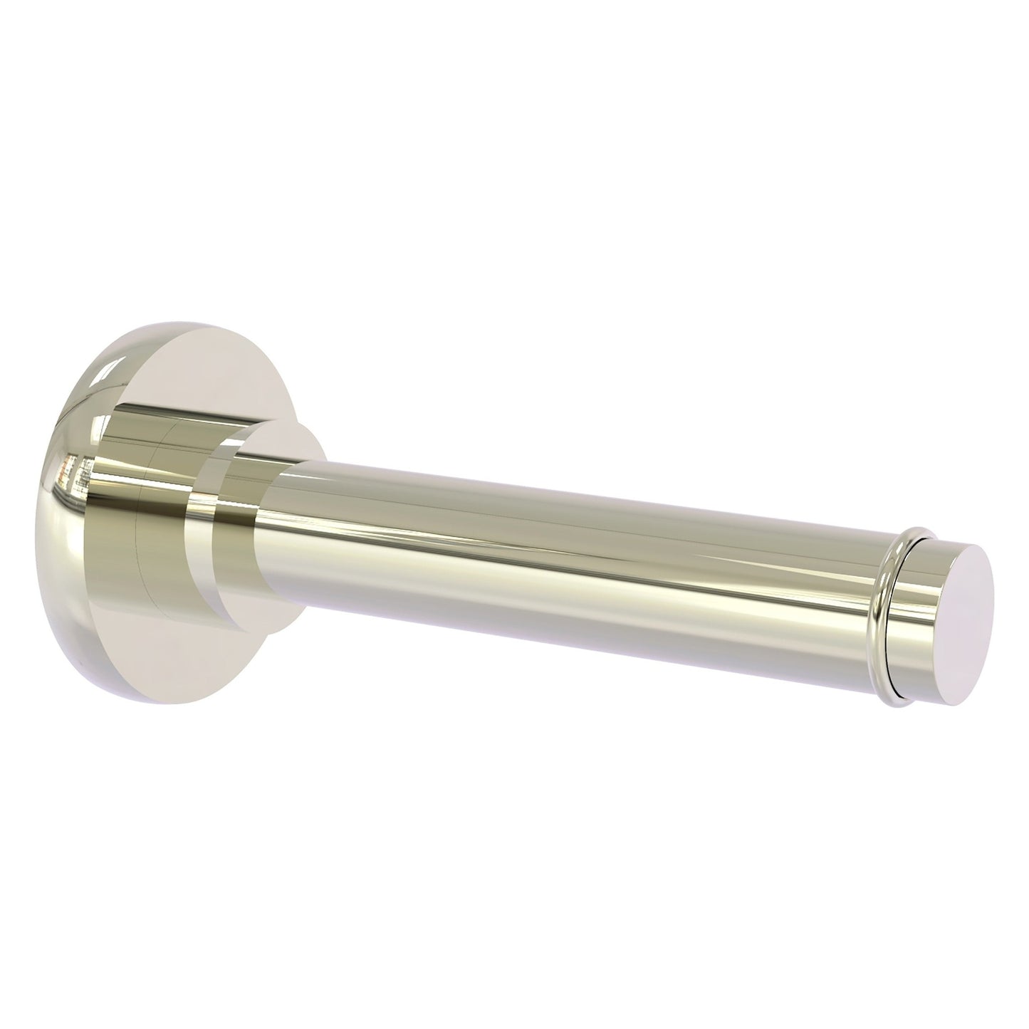Allied Brass Prestige Skyline 6.1" x 2.64" Polished Nickel Solid Brass Horizontal Reserve Roll Toilet Paper Holder